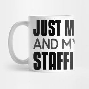 Just me and my staffie Mug